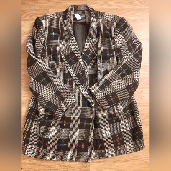 Maggie Mcnaughton Multicolor Blazer Size 18W - Picture 3 of 4